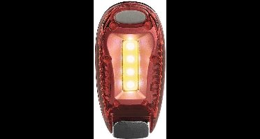 Moses Cliplampje Led Batterij 3 X 4,5 X 2 Cm Rood