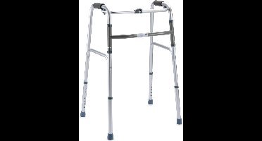 Opvouwbaar looprek luxe - zilver