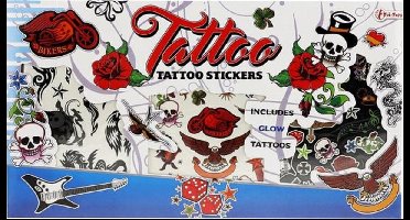 Tattoo - Kindertattoo - Blauw - Tattoo stickers - 59 Delig