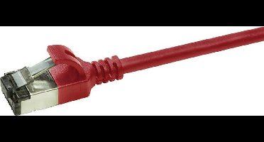 CAT6a U/FTP Ultraflex, 100% koper, rood, 0.3M