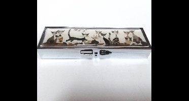 Pillendoosje 7 dagen Rosina Wachtmeister sepia cats