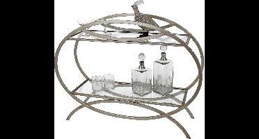 Wants&Needs Bijzettafel Ijzer Zilver 99 X 29.5 X 75.5