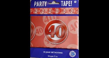 Paper Dreams Markeerlint 40 Jaar 12 Meter Pvc Rood