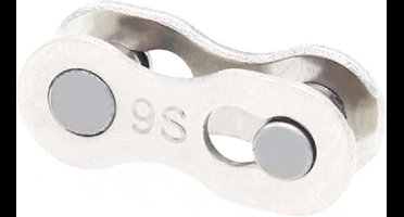 Herbruikbare Missing Chain Link - 9 Speed Smart link - Quick link Kettingschakel - voor KMC / Shimano / Sram Zilver