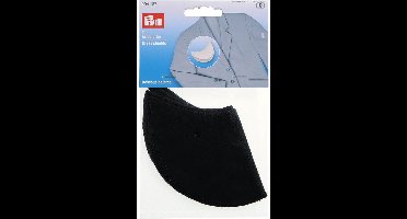 Sous-bras zwart 100 % katoen - maat L