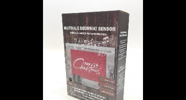 Svenska Living Deurmat onderlegger kerstmuziek 35x25cm