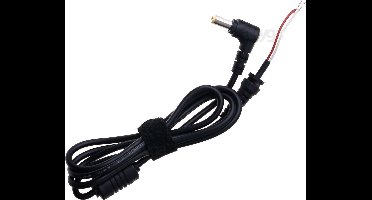 Akyga AK-SC Serie - DC Voedingskabel - 5.5 x 1.7 mm - 1.2m - PVC Zwart