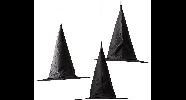 Ginger Ray - Hangdecoratie heksenhoed (3 stuks) - Halloween - Halloween Decoratie - Halloween Versiering