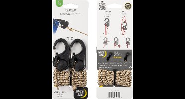 Nite Ize CamJam Koord Opspanner - 2 Stuks met 8 voet Koord