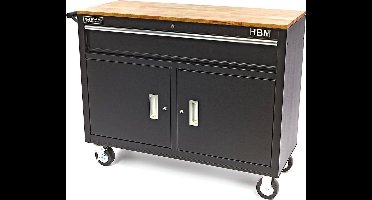 117 cm. Professionele Verrijdbare Gereedschapswagen / Werkbank