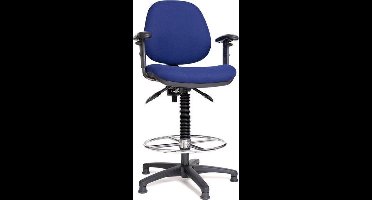 Hollex blauwe Stuurstoel Delta I hoogte 61-86 cm