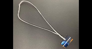 Keycord Met Plastic J clip Wit