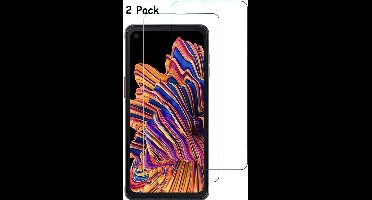 Screenprotector Geschikt voor Samsung Galaxy Xcover Pro Screenprotector 2 Pack / Tempered Glass
