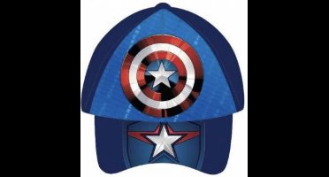 Marvel Avengers pet - cap - Blauw - maat 54 cm