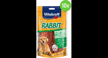 Vitakraft RABBIT strips konijn - hondensnack - 10 verpakkingen