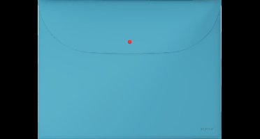 Leitz Cosy 3 Dossiermappen  - Map Met 2 Vakken  - Mappen Voor Documenten a4  - Ideaal voor Thuiskantoor/Thuiswerken - Sereen Blauw