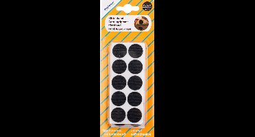 Verlofix Klittenband Rondjes Diameter 22 Mm Zwart 20 Stuks