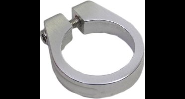 Zadelpenklem Edge ø34.9 aluminium met inbusbout - zilver