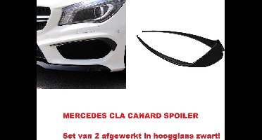 Spoiler Canard Passend Voor Mercedes CLA AMG PAKKET W117 C117 CLA200 CLA220 CLA250 CLA 45AMG Wing Voorbumper Splitter Trim Canards Styling