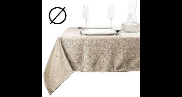 Tafelkleed Oda 160cm Rond taupe