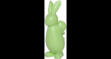 Deco Paashaas Groen 4x3x9cmpolyresine