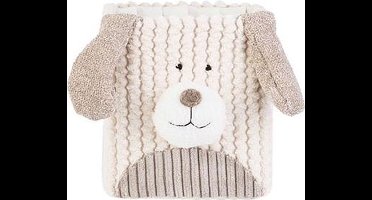 Opbergmand Hond - Crème - 13 x 13 x 13,5 cm