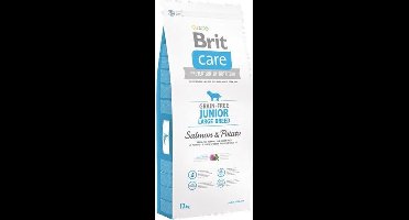 Brit Care Junior Large Breed Hondenvoer - Zalm en Aardappel - 3 kg