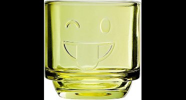 Cosy&Trendy Theelichthouder Geel Transparant