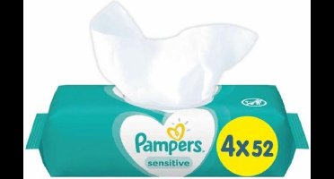 Pampers Sensitive Billendoekjes - 208 Stuks