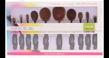 Vaessen Creative -Blending brush - maat 1-10 - 10stuks