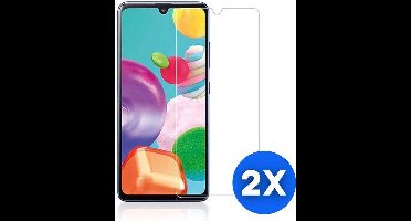 MF Screenprotector Galaxy A41 - Samsung Galaxy A41 Screenprotector glas - Tempered Glass Screen Protector - Screenprotector Samsung Galaxy A41 - 2 stuks