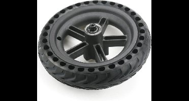 TECHPUNT M365 Achterwiel met Volrubberen Band | M365, Mi 1S & Mi Essential | Elektrische step Xiaomi voor volwassenen