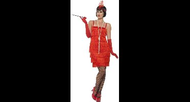 Smiffys - Flapper Kostuum - M - Rood