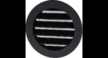 Renson ronde schoepenrooster aluminium met muggengaas diameter 125 mm