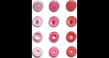 PL ColorSnapsMini knoop afb. roze 36st - Drukknopen Color Snaps - Prym