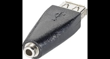 Goobay USB 2.0 Adapter | 1x Jack socket 3.5 mm - 1x USB 2.0 poort A
