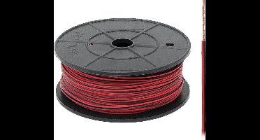 FLRY -B kabel - 1x 0,75mm - Rood/Zwart - Per meter