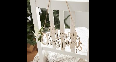 Let it Snow – Stoeldecoratie Merry Christmas