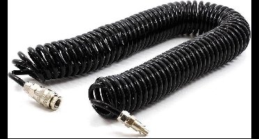 All Ride Luchtslang - 6 mm - 10 meter - 10 kg/cm² - spiraalslang - met snelkoppelingen