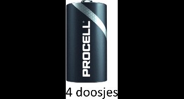 4x  Procell Alkaline D / LR20 - 10 pack -