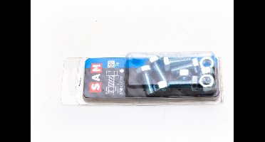 SAM Tapbout met moer M8 x 20mm verzinkt 7 stuks