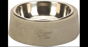 Designed by Lotte Riboco - Kattenvoerbak - Beton - 12,5cm