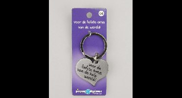 Hart sleutelhanger - Oma