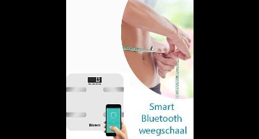 Je gezondheid goed bijhouden met de Smart Bluetooth weegschaal-Wit Kleur