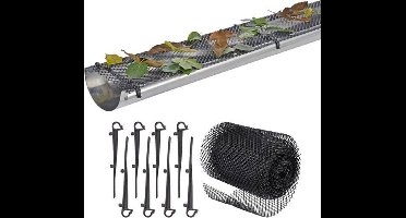 Hi Dakgootbeschermer - 6 Meter - Zwart