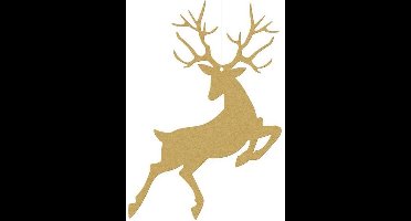 Ginger Ray - Ginger Ray - Decoratie Rudolf Goud (10 stuks)