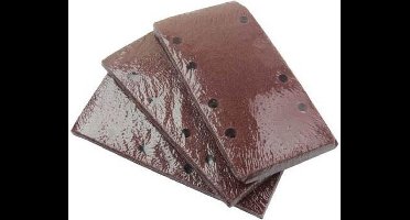 Schuurvel met klitteband 190 x 93 mm verschillende korrel groftes 10 stuks