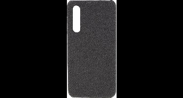 Shop4 - Geschikt voor Xiaomi Mi 9 SE Hoesje - Harde Back Case Denim Zwart