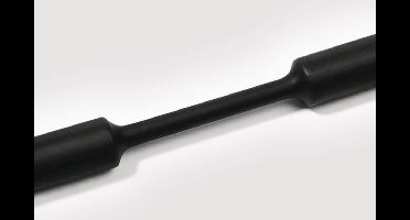 HellermannTyton 319-02400 Krimpkous zonder lijm Zwart 24 mm 8 mm Krimpverhouding:3:1 1 m
