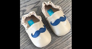 Lief Lifestyle BabySlofjes Beige/Blauw - Maat 17‎